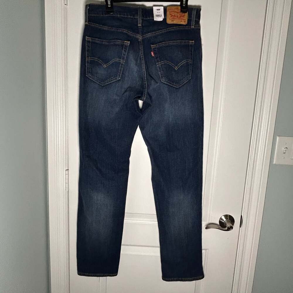 Levi's 541 Athletic Fit Jeans 34x34 Dark Wash Denim - Picture 3 of 7